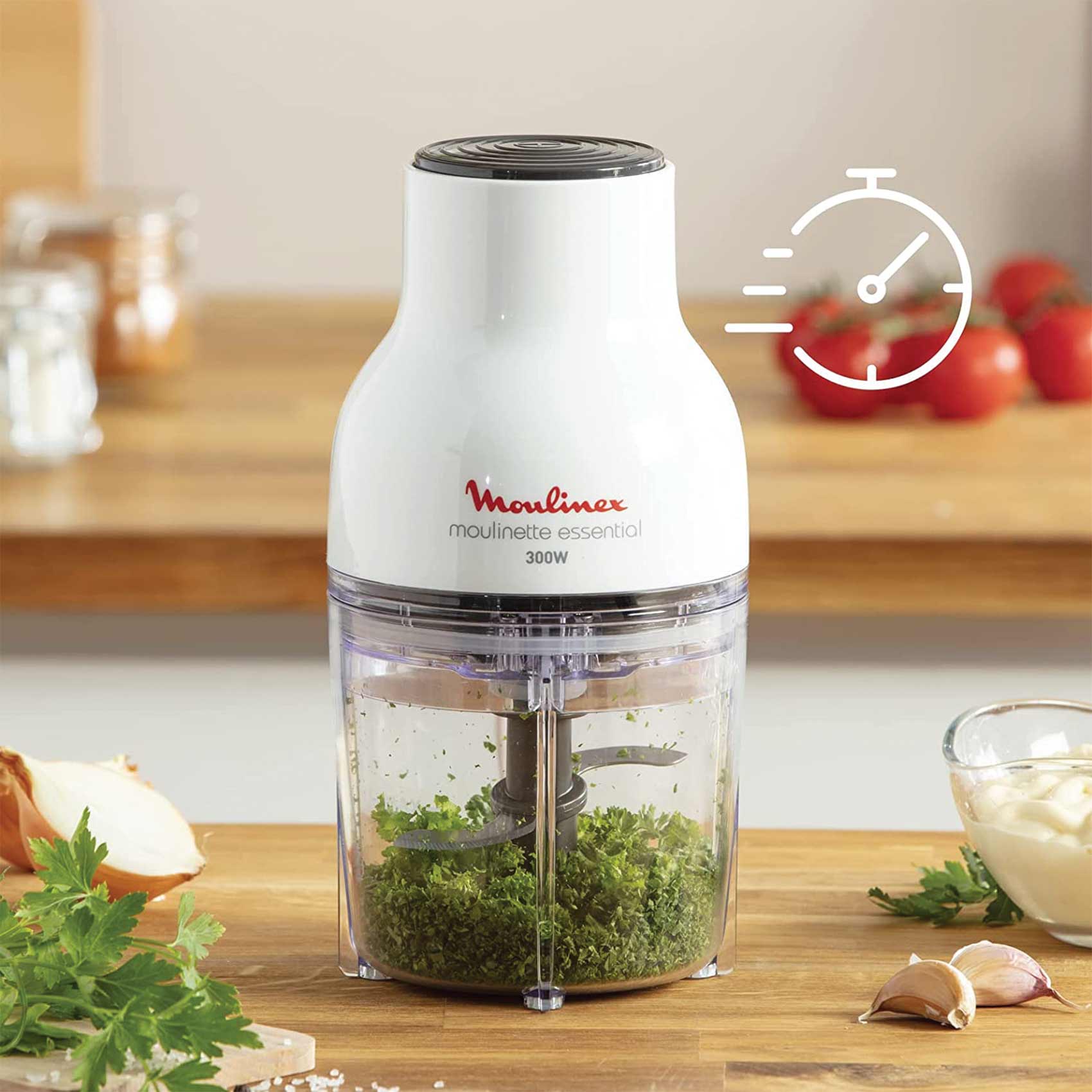 Thumbnail image for Moulinex Moulinette Essential Electric Chopper 300W 500ml White