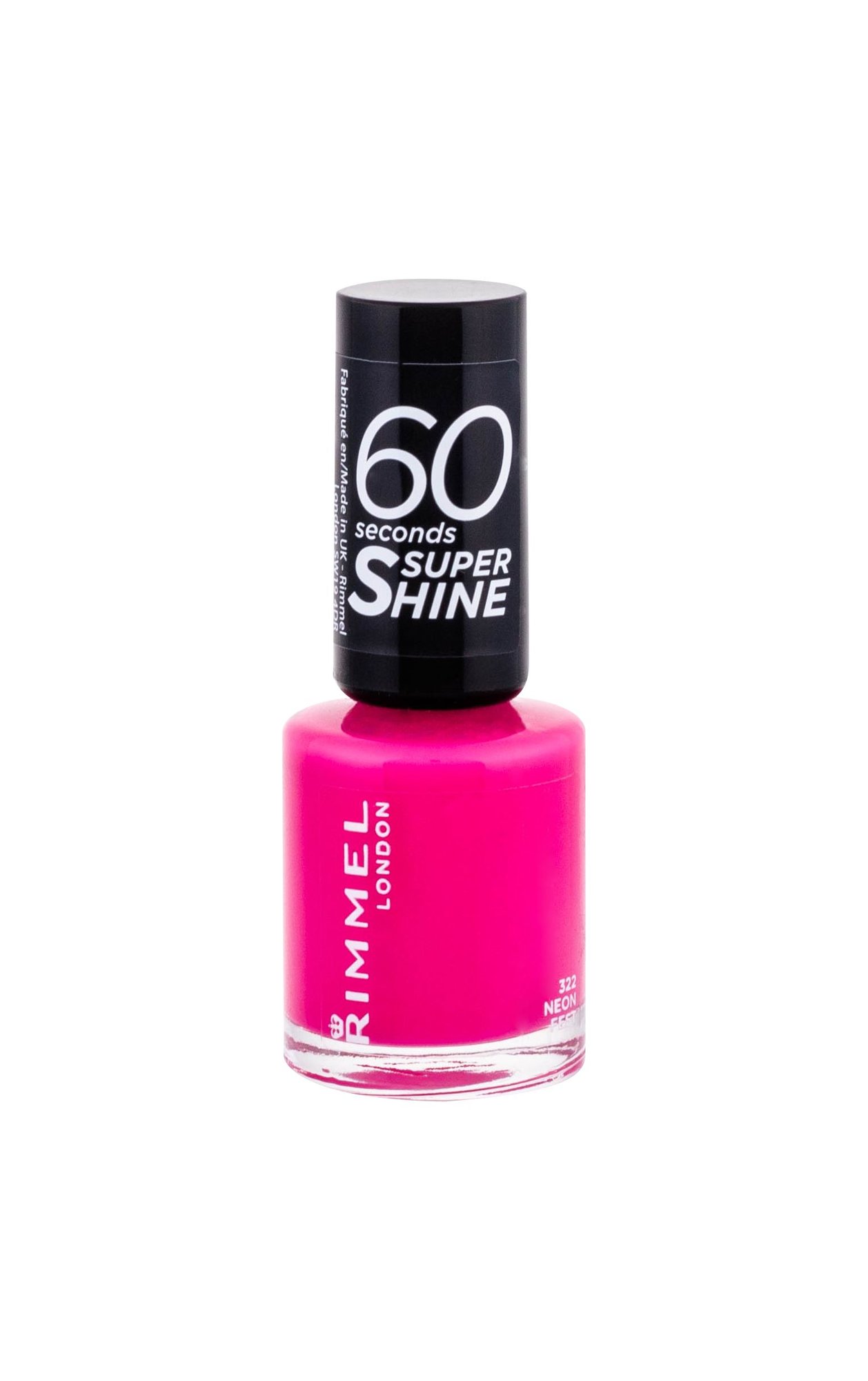 Rimmel London 60 Seconds Super Shine Nail Polish 322 Neon Fest 8ml