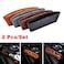 Car storage box Seat Pockets Console Side Organizer Seat Gap Filler Catch Caddy for Car Multi Colours  Brown  2Pcs /Set