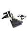 Generic Multifunctional Movable Washing Machine And Refrigerator Stand Black /Silver