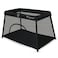 Teknum Portable Quick Fold Playard & Cot مع باب سحاب وحقيبة حمل - منتصف الليل باللون الأسود