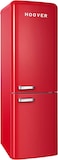 Hoover 300L Gross Capacity Bottom Mount Retro Style Refrigerator Red HBR-M300-RR