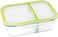 Royalford 1500ml Glass Meal Prep Container, Reusable, Airtight Food Storage Box With 2 Compartments, Microwavable, Freezer, Oven &amp; Dishwasher Safe, Use For Storage Food Container Bento Lunch Box