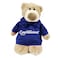 Caravaan - Mascot  Bear w/ Congratulations Print on Blue Hoodie 28cm