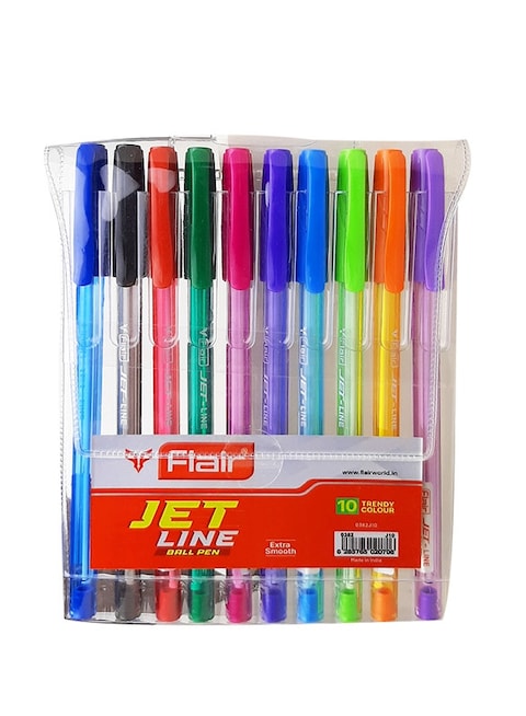 Jet Line Flair Sporty Pen Flair SRX Retractable Ball Pen Blue