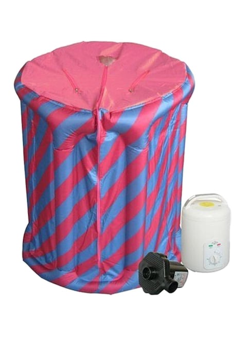 Generic Portable Steam Sauna Pink/Blue
