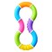 Munchkin Silicone Twisty Figure 8 Teether
