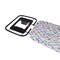 Vibgyor Ironing Board with Cotton Cover, 8mm Pad, DC1979   Steel Frame   Iron Board with Cover Pad   Home Laundry Room Or Dorm Use   Adjustable Height
