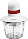 Bosch MMRP1000 Electric Food Chopper 0.8L 400W, Red Transparent White