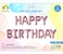 Party Time 1 Set of 16inches RoseGold Happy Birthday Foil Balloon For Birthday Party Decoration, Birthday Banner Backdrop - Birthday Party Supplies