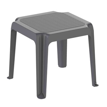 Cosmoplast Regina Low Side Table 48x48x43cm Black