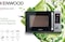 Kenwood 30L Microwave Oven with Grill, Digital Display, 5 Power Levels, Defrost Function, Stainless Steel, Auto Menu, 95 Minutes Timer, Clock Function 1000W MWM30.000BK Black/Silver
