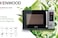Kenwood 30L Microwave Oven with Grill, Digital Display, 5 Power Levels, Defrost Function, Stainless Steel, Auto Menu, 95 Minutes Timer, Clock Function 1000W MWM30.000BK Black/Silver
