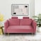 In House Rosela 2 In 1 Sofabed Velvet Upholstered - Dark Pink