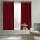 In House Velvet Curtains - Burgundy - 200x140 cm