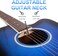 Mike Music 40Inch Acoustic Guitar With Bag And Strap And Extra Strings And Capo And Guitar Picks (40 Inch Glossy, Blue)