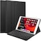 Ntech Keyboard Case For iPad 10.2 (2020 8Th Generation/ 2019 7Th Generation), Protective Smart Cover With Magnetically Detachable Wireless Keyboard For 10.2&quot; iPad 8 / iPad 7 -Black