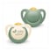 Nuk For Nature Rubber Soother 6-18m SNK748 Multicolour Pack of 2