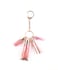 Pink &amp; Gold Keychain Lip Gloss-makeup