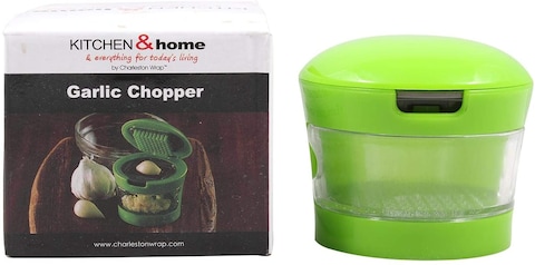 Kitchen And Home Garlic Chopper- Green