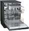 Hisense 15 Place 8 Programs Free Standing Dishwasher, HS623E91BST, Black