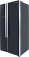 Sharp 521L Net Capacity 2 Door Side By Side Refrigerator Black Glass SJ-X645-BK3