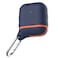Ozone - Silicone AirPod Case with Hook and 2 Straps Protective Cover for AirPod 1/ Airpod 2 [Front LED Visible] - Dark Blue