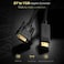 Ugreen Displayport To VGA Image Transfer Cable, Male To Male Connection, Analog ANX9833 Chipset, Gold-Plated Interface, Up To 1920x1080P @ 60Hz, TPE Material, 1.5 m, Black