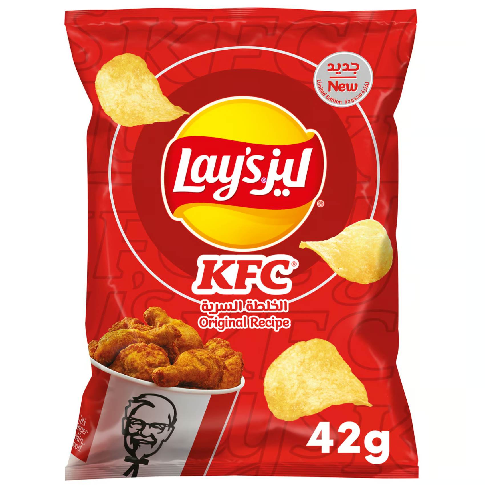 Buy Lays KFC Original Potato Chips 42g Online | Carrefour UAE