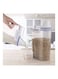 Pack of 2 Airtight Rice Bean Cereal Storage Container Bin With Measuring Cup Clear