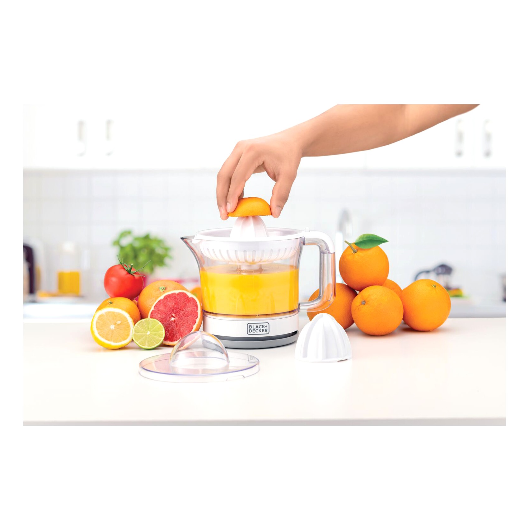 Black+Decker Citrus Juicer CJ675-B5 White 600ml