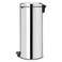 Brabantia Newicon Pedal Bin Silver 30L