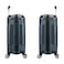 Eminent Hard Case Travel Bag Cabin Luggage Trolley Polycarbonate Lightweight Suitcase 4 Quiet Double Spinner Wheels With Tsa Lock KK10 Graphite