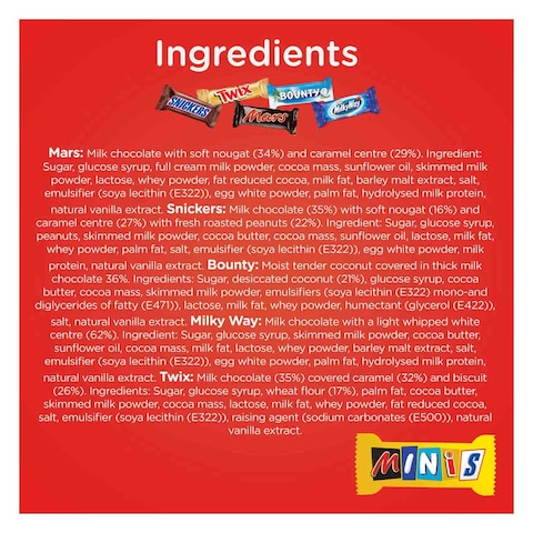 Mars Mixed Minis Chocolate Bar 500G