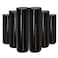 Markq [6 Rolls] Black Stretch Film Wrap - 500mm x 250m Heavy Duty Plastic Shrink Wrap for Pallet Wrap, Packing, Moving and Packaging - Cling Wrap