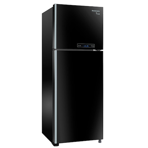 ثلاجة يونيون اير ديجيتال نوفروست - 420 لتر - اسود زجاجي - URN-500LBG90A-DH