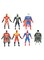 Generic - 7-Piece Super Hero Action Figure Set 54.4 x 5centimeter