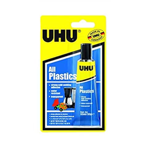 UHU SPCL PLASTIC GLUE 33ML-H HOLD