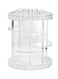 Generic 360-Degree Crystal Rotating Makeup Organiser Box Clear