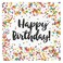 Sprinkles Lucheon Napkins 7in H-Bday 16 pcs