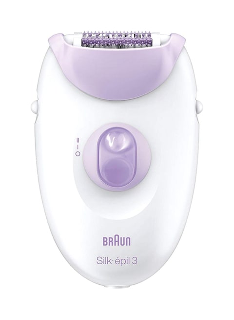 Braun - Silk-Epil 3 Epilator Set 3170 White/Purple