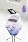 High-Quality Foldable Portable Ironing Board With Steam Iron Rest Blue/White 110x34cm