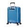 Eminent Hard Case Travel Bag Cabin Luggage Trolley Polycarbonate Lightweight Suitcase 4 Quiet Double Spinner Wheels With Tsa Lock KJ84 Bright Blue