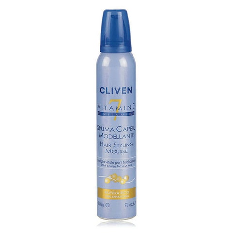 Cliven 7 Vitamins Curl Enhancing Hair Mousse - 200 ml