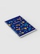Lowha Spiral Notebook With 60 Sheets And Hard Paper Covers With Boho Stars Design, For Jotting Notes And Reminders, For Work, University, School