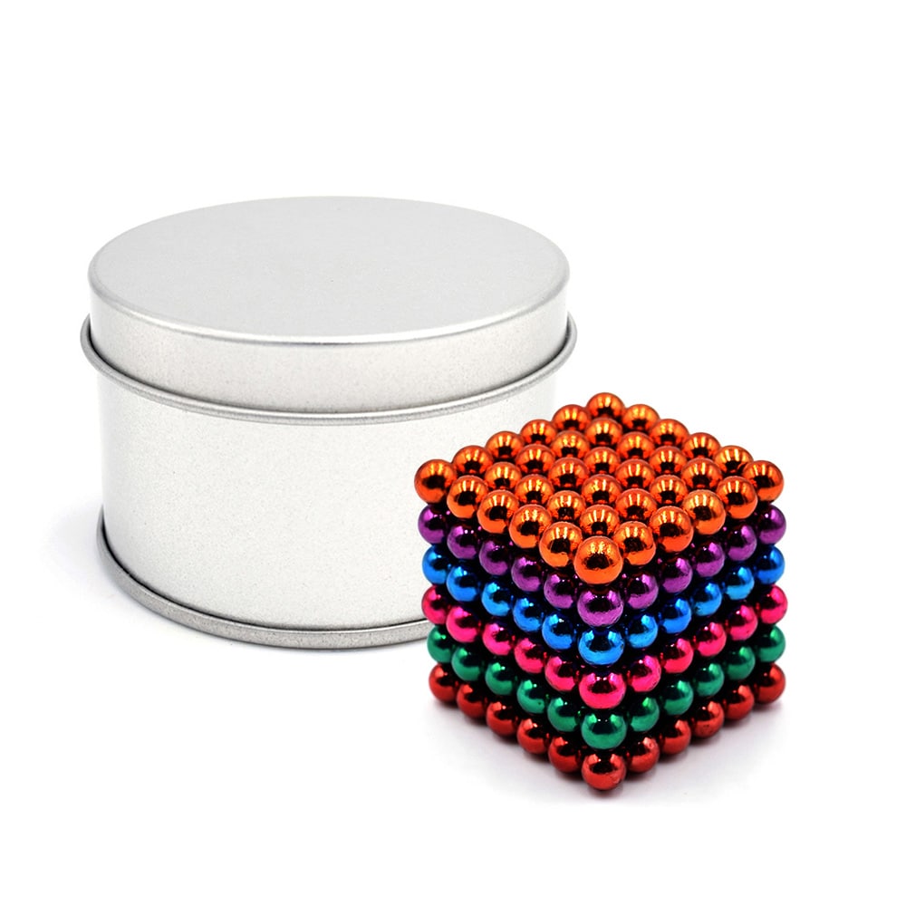 Buy Generic - 5mm 216 Pcs 6 Colors Magnetic Balls Magnets Office Toy ...