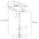 LANNY Modern Bar Stool T307G WHITE High Arm Chair With Leather Seat and Adjustable Height-Up and Dwon for Kitchen/Bar shop/Dining Room/Home/Restaurant/Study/Desk/Computer/Counter/Indoor/Cocktail