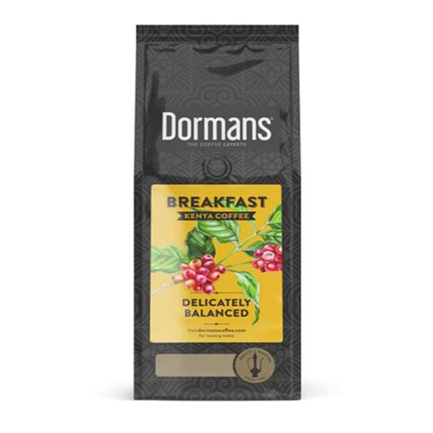 Dormans Breakfast Delicately Balanced Medium Fine Kenya Coffee 375g
