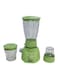 Geepas 3-In-1 Blender With Mills, 400W, 1.6L - Green/Clear (GSB1514N)