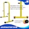 Sky Land Heavy Duty Adjustable Height &amp; Portable Multifunction Dip Stand Fitness Bar With Safety Connector For Home Training Bar Exerciseem1860, Maximum User Weight 200Kgs, Yellow